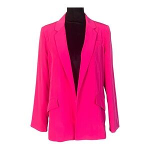 Forever 21 Pink Blazer Tailored Suit Jacket